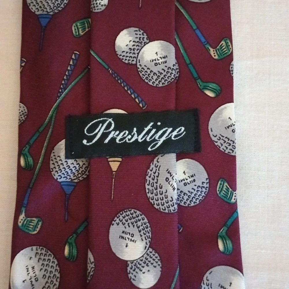 FOUR GREAT TIES: TOMMY HILFIGER,  TEAM NFL, PRESTIGE, PRESWICK & MOORE - Picture 4 of 5